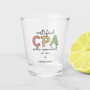 Verre A Shot Cadeaux comptables publics certifiés CPA personnal