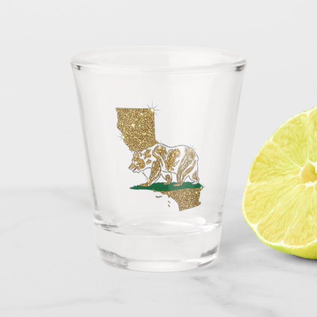 Verre A Shot California Bear (Devant)