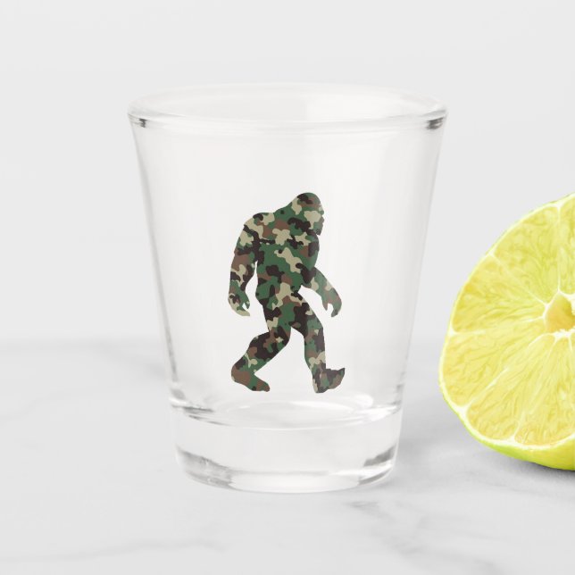 Verre A Shot Camo Bigfoot Sasquatch (Devant)