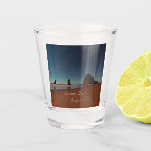 Verre A Shot Cannon Beach Oregon Haystack Rock