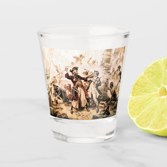 Verre A Shot Capture, Barbe noire pirate, Revenge de la reine A (Devant)