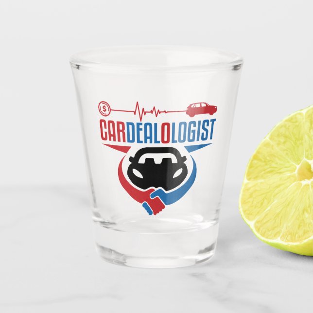 Verre A Shot Cardealologist Vendeur automobile (Devant)