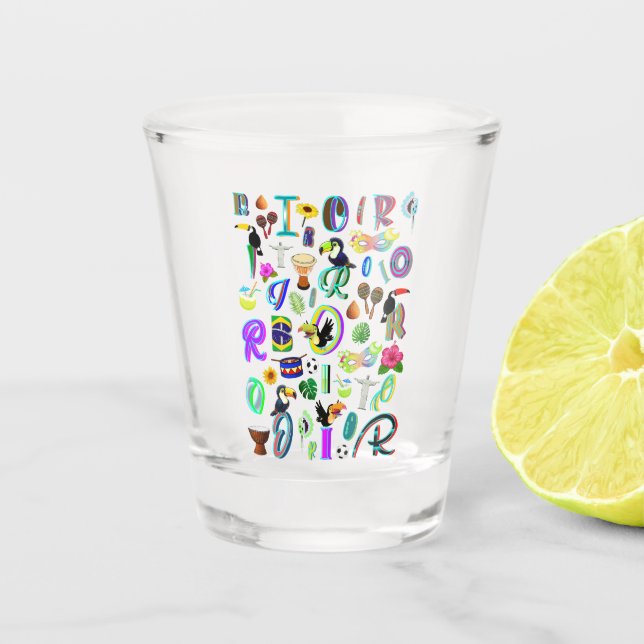 Verre A Shot Carnaval (Devant)