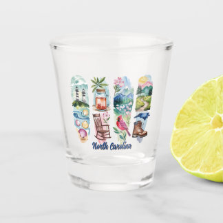 Verre A Shot Caroline du Nord pittoresque
