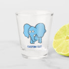 Carton bleu éléphant