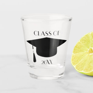 Verre A Shot Casquette de diplôme modifiable