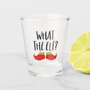 Verre A Shot Ce que l'elfe drôle Noël Elfe Père Noël