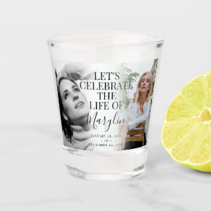 Verre A Shot Célébrer la photo avant et après le mémorial de la