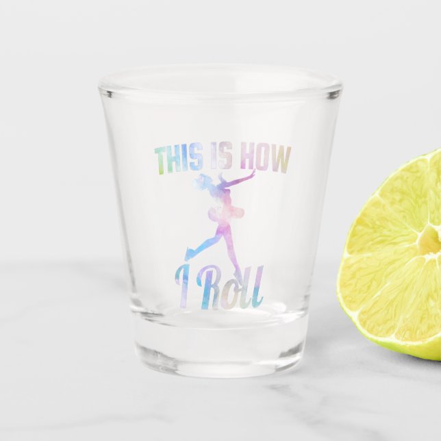 Verre A Shot C'Est Comme Ça Que Je Patine Sur Glace (Devant)