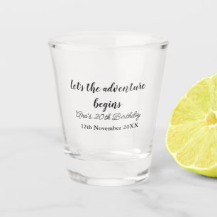 Verre A Shot c'est parti pour l'aventure 20ème anniversaire ajo