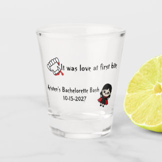 Verre A Shot C'était l'amour au premier coup de dent Halloween