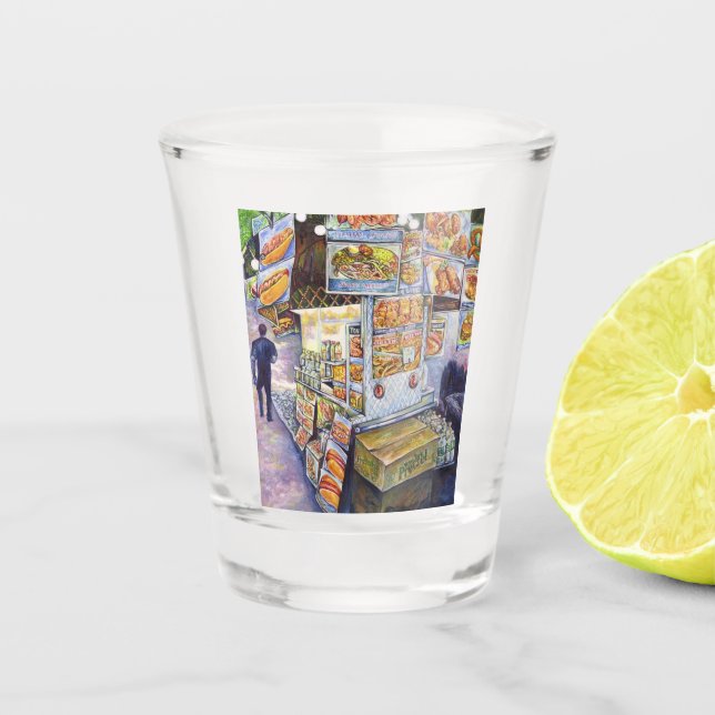 Verre A Shot Charge de travail artistique extraordinaire (Devant)