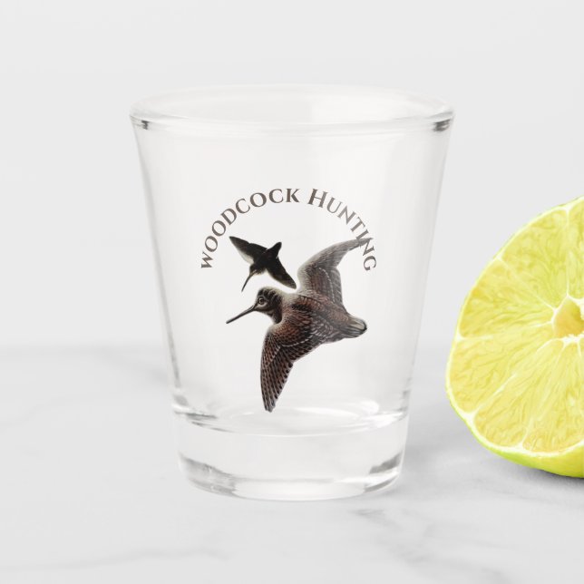 Verre A Shot Chasse au bois (Devant)