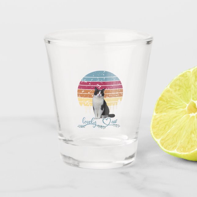 Verre A Shot Chat (Devant)