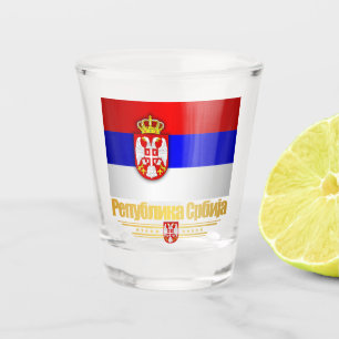 Verre A Shot Chemises "Serbian Pride"