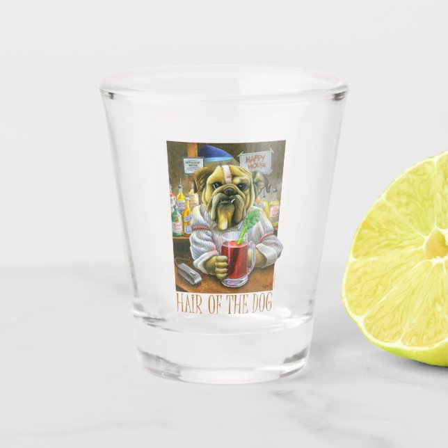 Verre A Shot Cheveux du chien (aide de gueule de bois) (Devant)