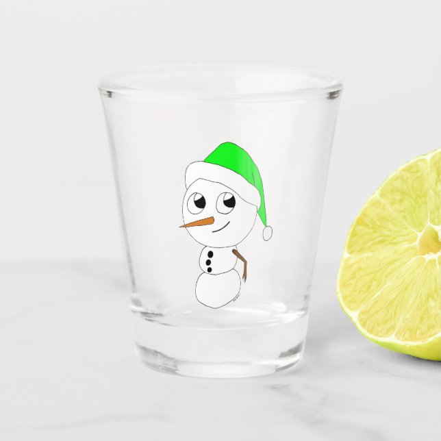 Verre A Shot chibi snowman (Devant)