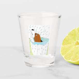 Verre A Shot chien de toilette
