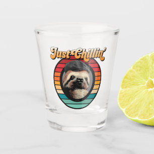 Verre A Shot Chillin' Sloth