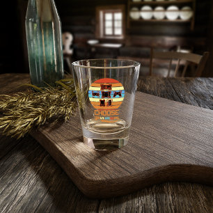 Verre A Shot Choisissez votre arme - Jeu vidéo rétro