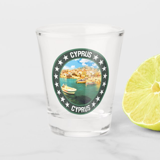 Verre A Shot Chypre (Devant)
