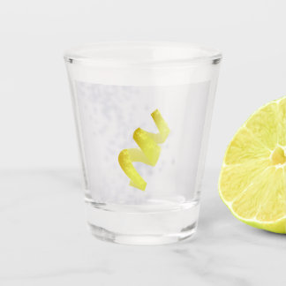 Verre A Shot citron avec vodka à bulle Vitre