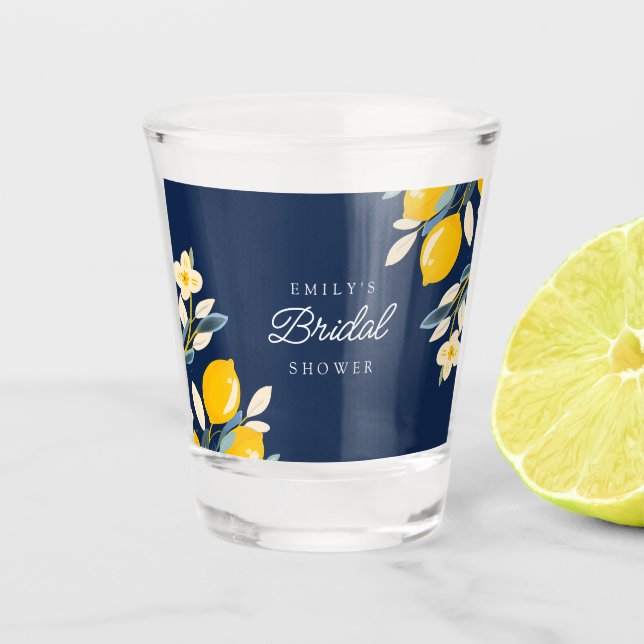 Verre A Shot Citron Citrus Positano Fête des mariées (Devant)
