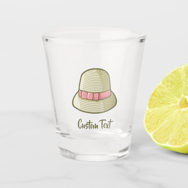Verre A Shot Cloche Casquette jaune (Devant)