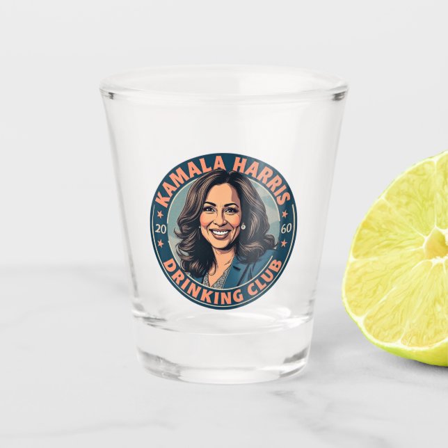 Verre A Shot Club de boisson Kamala Harris (Devant)