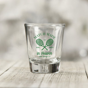 Verre A Shot Club de tennis Bachelorette fait pour le ciel