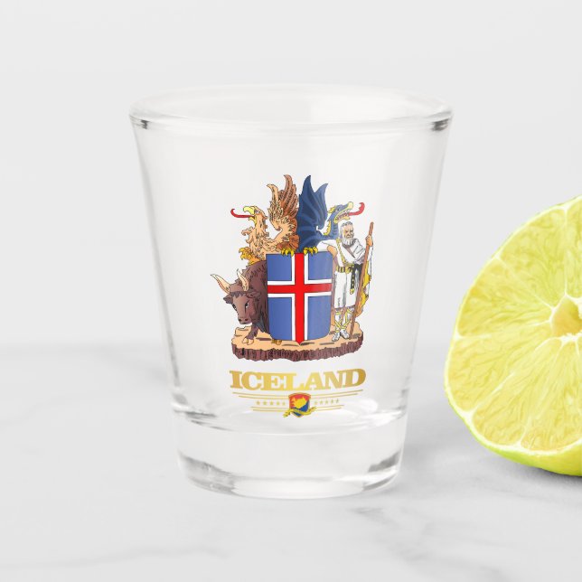 Verre A Shot COA Islande (Devant)