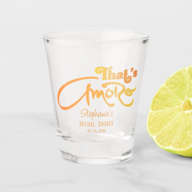 Verre A Shot Cocktail Italien Aperol C'est l'Amour Enterrement  (Devant)