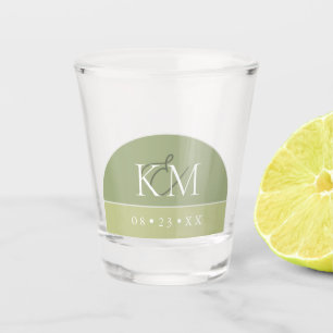 Verre A Shot Code Mariage couleur901