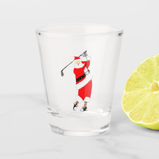 Verre A Shot Collection de Noël de golf (Devant)