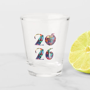 Verre A Shot Coloré Nouvel An 2026-