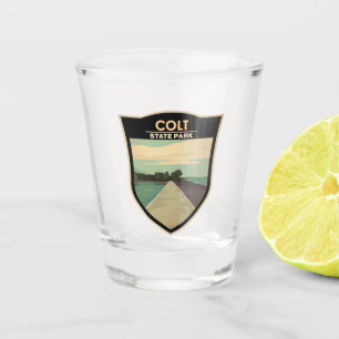 Verre A Shot Colt State Park Rhode Island Vintage