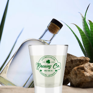 Verre A Shot Cool Jour de la Saint Patrick Parti Leprechaun Bre
