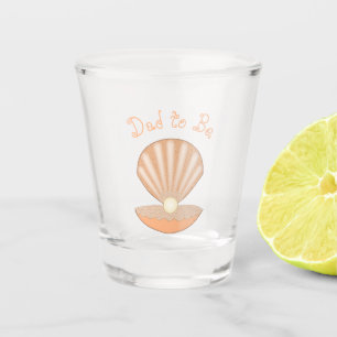 Verre A Shot Coquille d'huître et Perle Personnalisable Unisexe