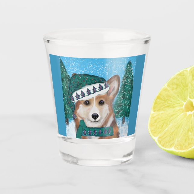 Verre A Shot Corgi (Devant)