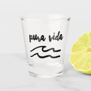 Verre A Shot Costa Rica Pura Vida Wave Souvenir