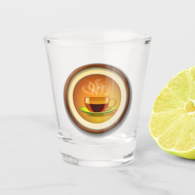 Verre A Shot Coupe de café chaud. (Devant)