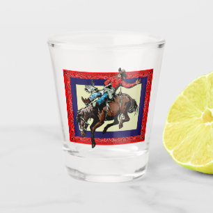 Verre A Shot Cowboy Bronc