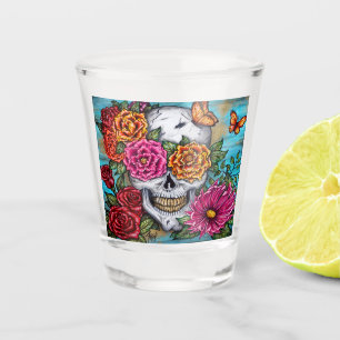 Verre A Shot Crâne