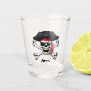 Verre A Shot Crâne de pirate
