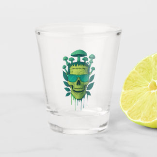 Verre A Shot Crâne du champignon Frankenstein