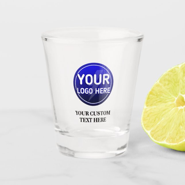 Verre A Shot Créez le logo personnalisé de votre propriétaire/m (Devant)