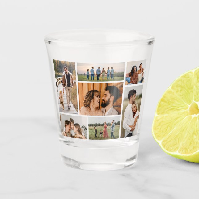 Verre A Shot Créez votre propre collection de 7 photos (Devant)