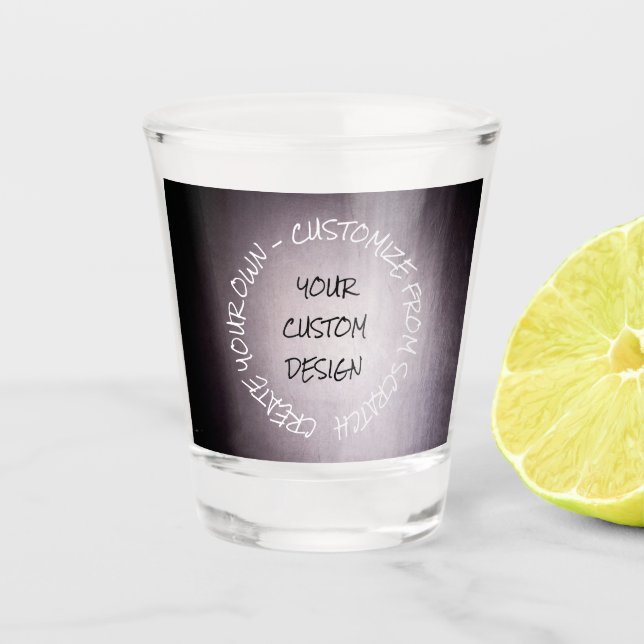Verre A Shot Créez votre propre Customisé (Devant)