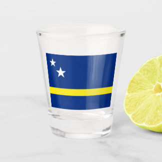 Verre A Shot Curacao Country Vacation Flag National Patriotic