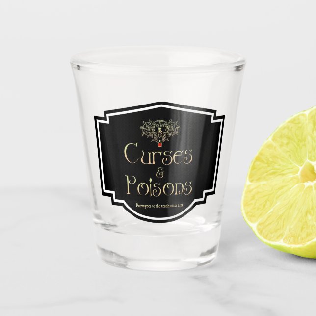 Verre A Shot Curies et poisons (Devant)